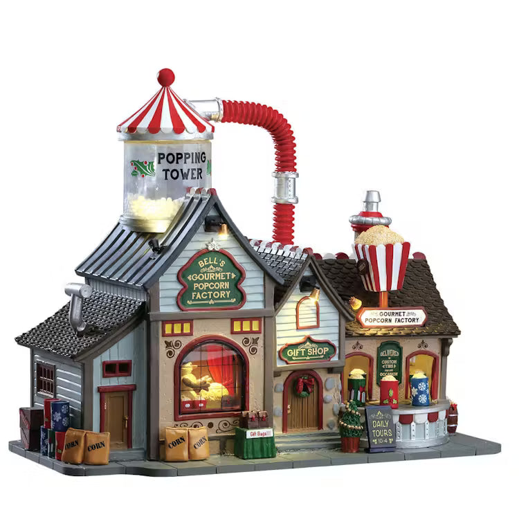 Lemax Bell's Gourmet Popcorn Factory