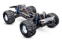 [Motor] Traxxas X-Monster - kasasız şasi önden açılı görünüm