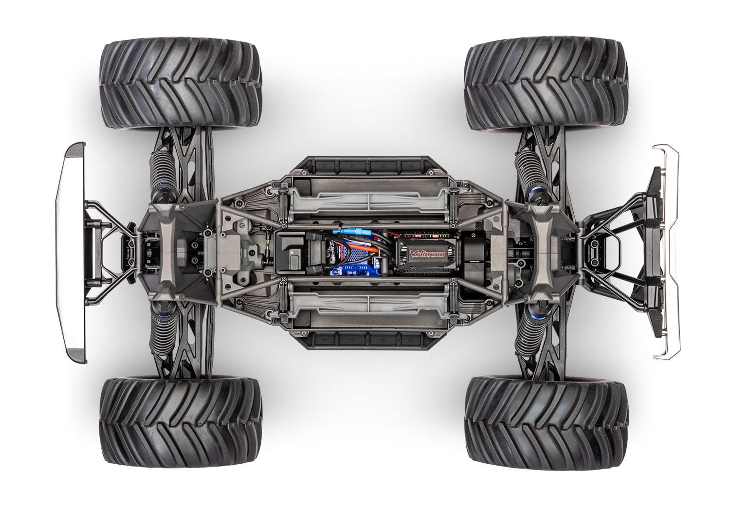 [Motor] Traxxas X-Monster - şasi üstten batarya ve elektronik