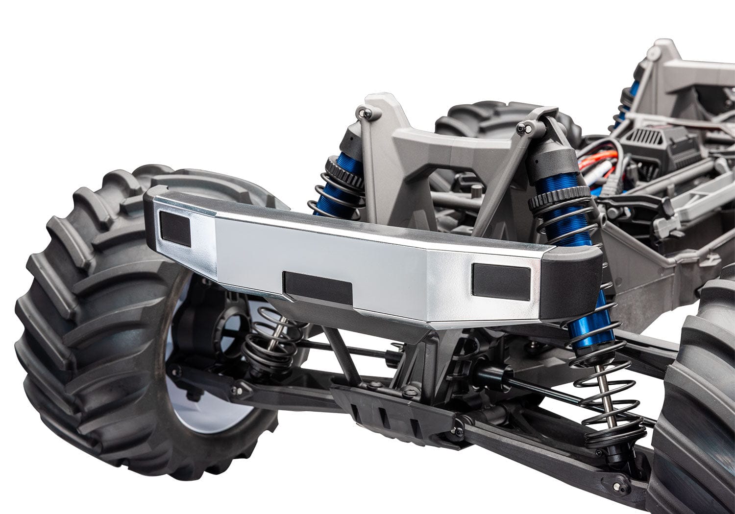 [Motor] Traxxas X-Monster - krom tampon ve amortisör yakın çekim
