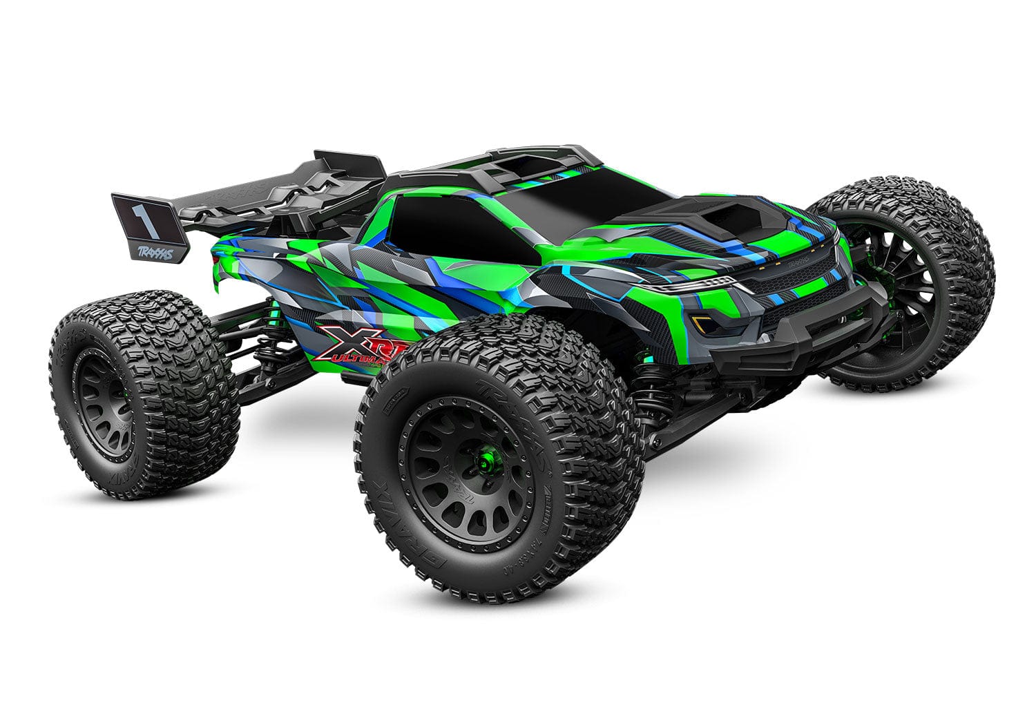 [Dış] Traxxas XRT Ultimate - stüdyo ön çeyrek açı yeşil