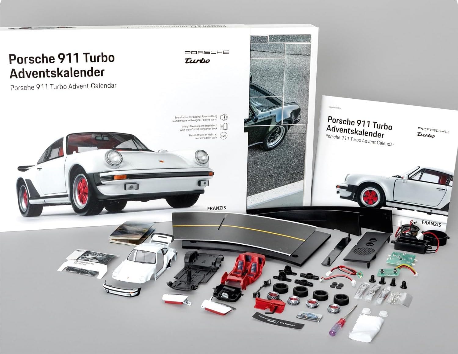 Franzis 1/24 Porsche 911 Turbo Advent Calendar – Büyüklere Oyuncaklar
