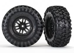 Tires & wheels, assembled, glued (TRX-4® 1.9" wheels, Canyon Trail 4.6x1.9" tires) (2)