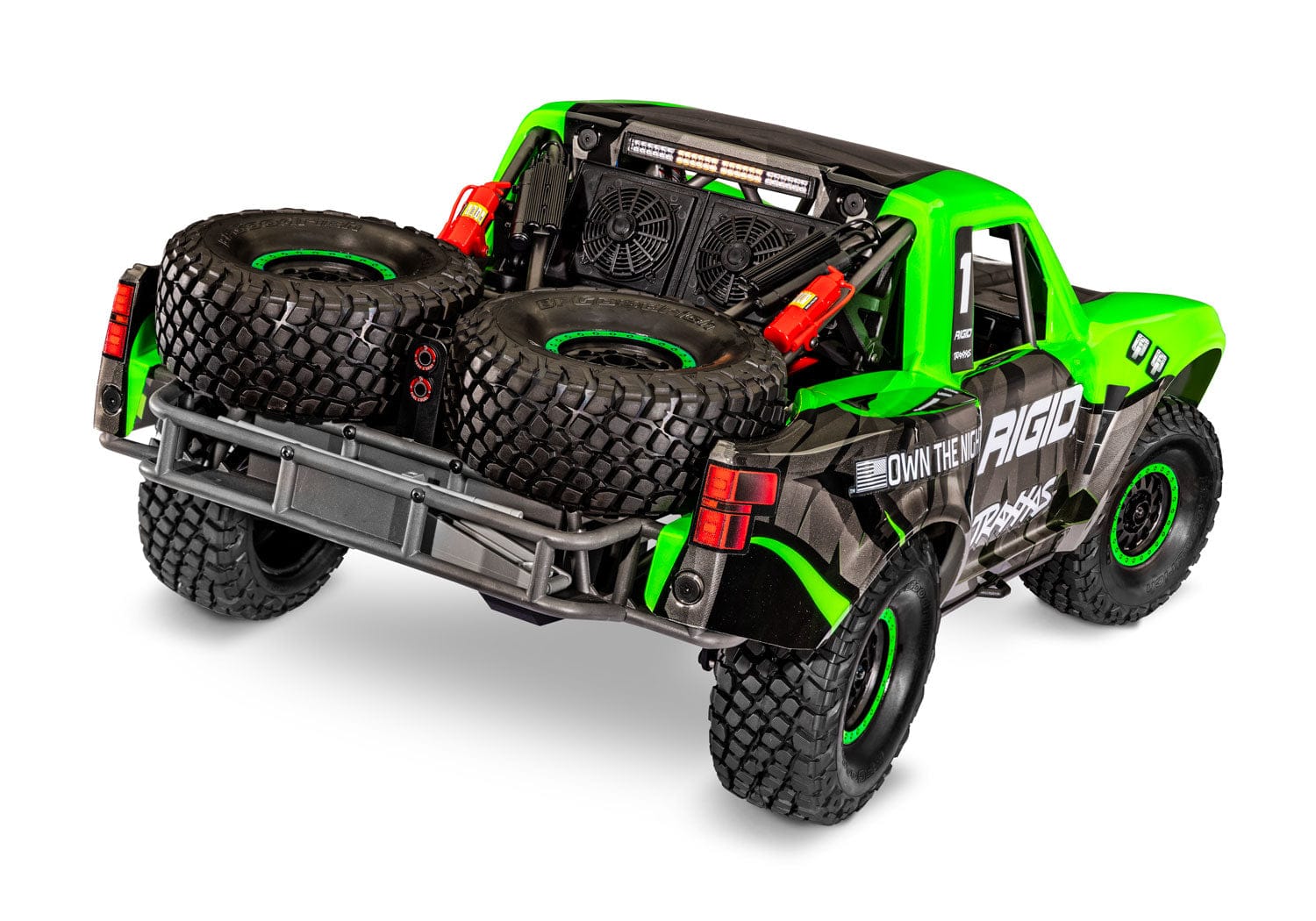 [Dış] Traxxas UDR - yeşil Rigid sürümü stüdyo arka çapraz görünüm