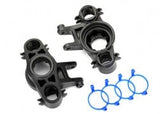 Axle carriers, left & right (1 each) (use with 8x16mm & 17x26mm ball bearings)/ dust boot retainers (4)