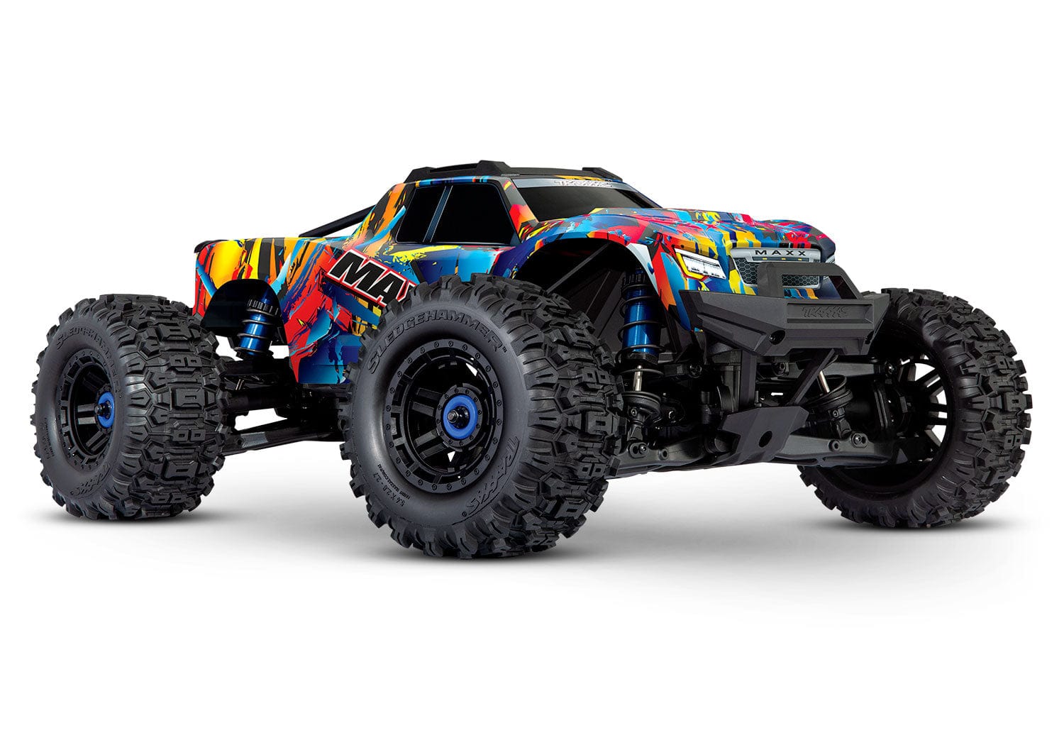 [Dış] Traxxas Wide Maxx 4S - RnR gövde 3qtr önden stüdyo