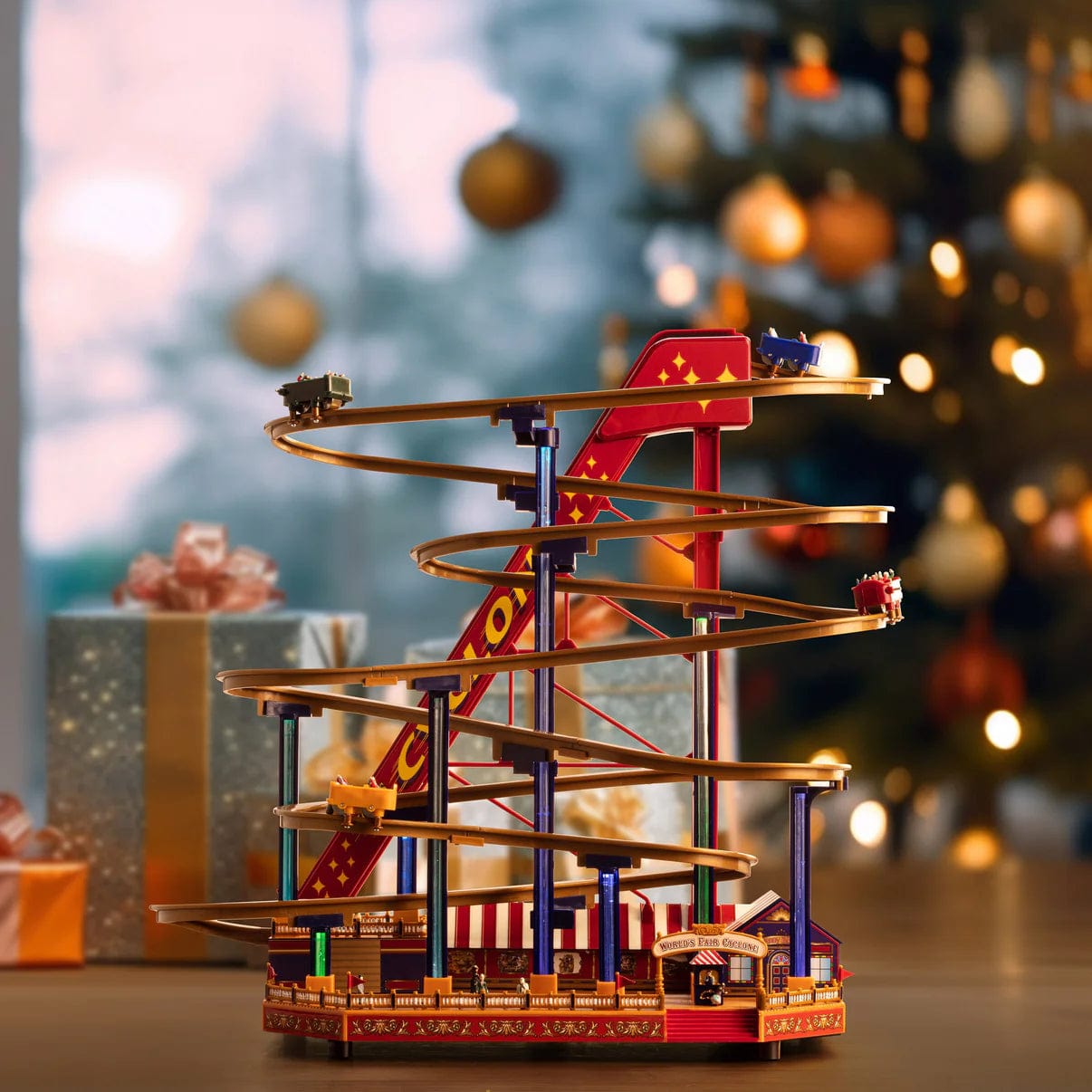 Mr. Christmas Animated & Musical World's Fair Roller Coaster