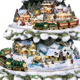 New Year Stories Tree With Carousel 46cm