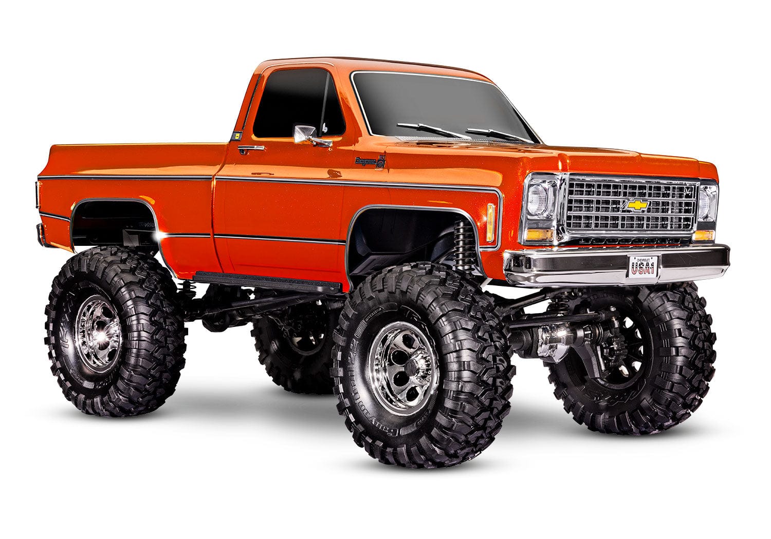 [Dış] Traxxas K10 Cheyenne - bakır rengi stüdyo çekimi, ön çapraz görünüm