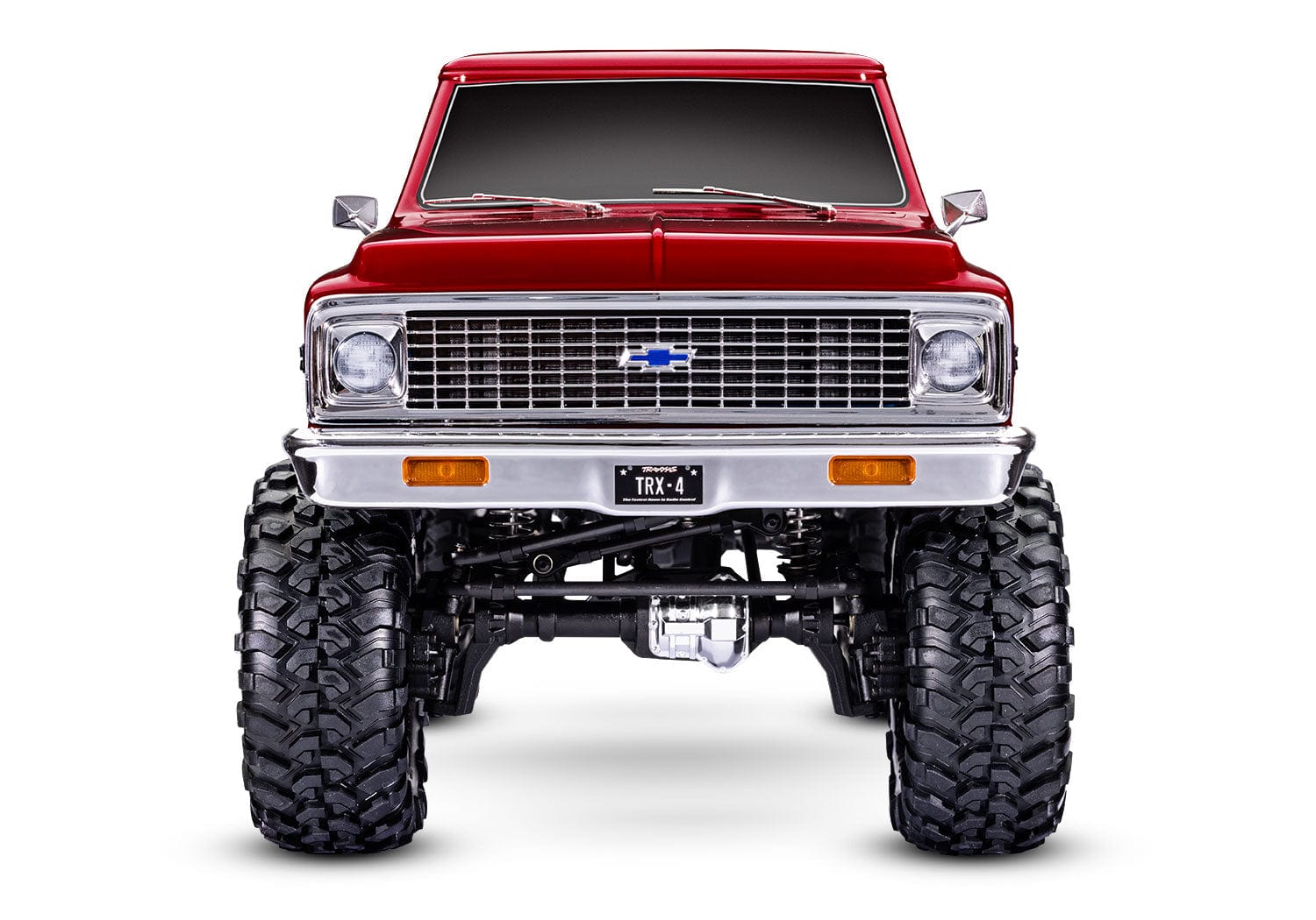 [Dış] Traxxas K5 Blazer Combo - kırmızı stüdyo tam önden görünüm