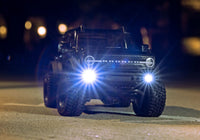 [Action] Traxxas TRX-4M Bronco - siyah araç gece farları yanık kullanım