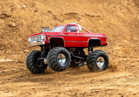 [Action] Traxxas TRX-4MT K10 - Kırmızı K10 Monster Truck dış mekan toprakta sürüş aksiyonu
