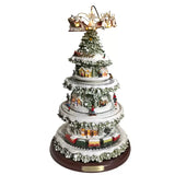 New Year Stories Tree With Carousel 46cm