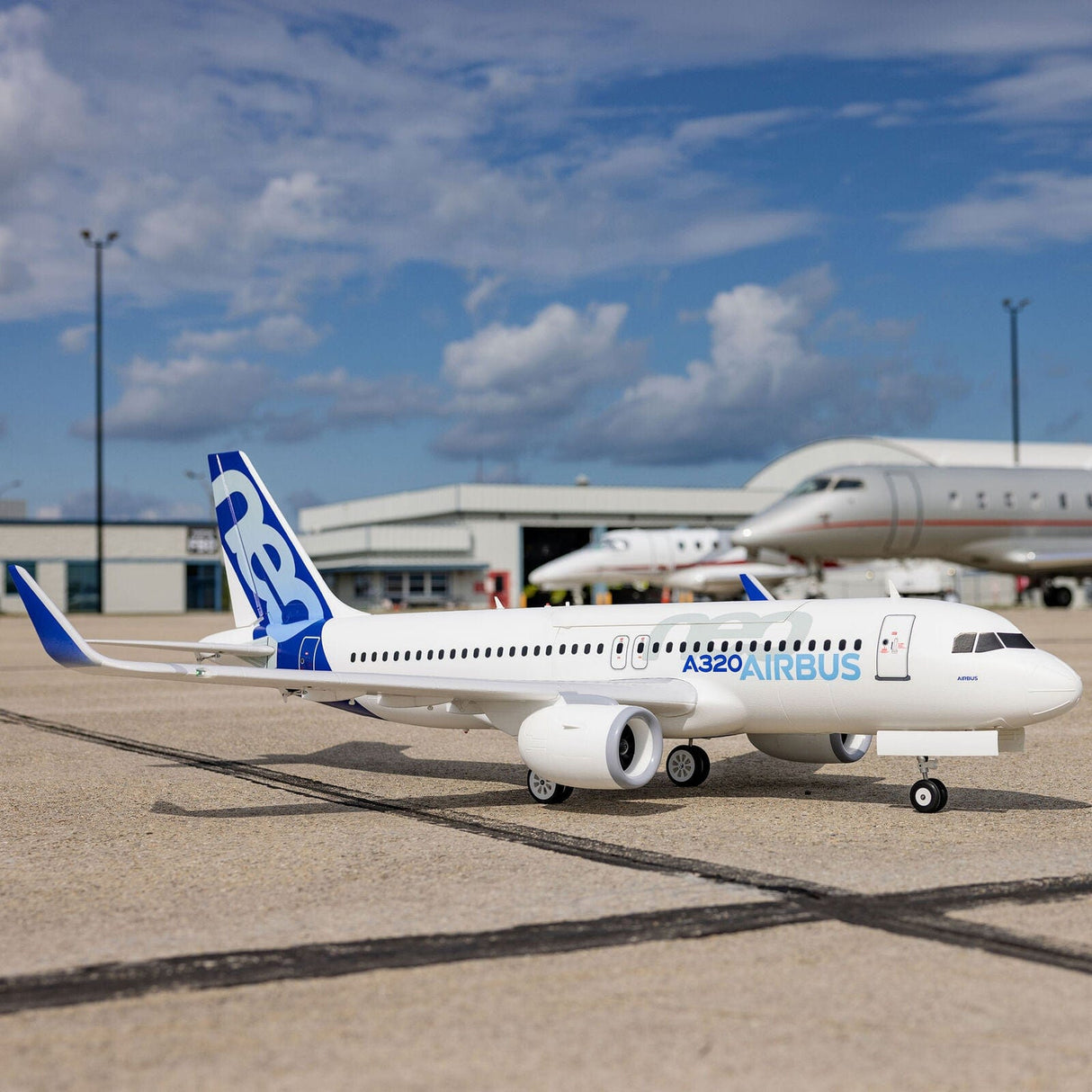 E-Flite Airbus A320neo Twin 64mm EDF BNF Basic (AS3X+ SAFE Select)