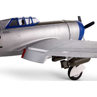[Detay] E-flite P-47 Razorback 1.2m - Arka gövde, flap mekanizması ve iniş takımı yakın çekim