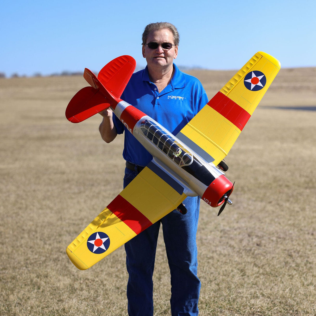 E-flite SNJ-5/AT-6 Texan 1.5m BNF Basic - RC Scale Warbird