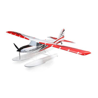 [Dış] E-flite Turbo Timber Evolution 1.5m - stüdyo 3/4 ön görünüm, su iniş takımı ile