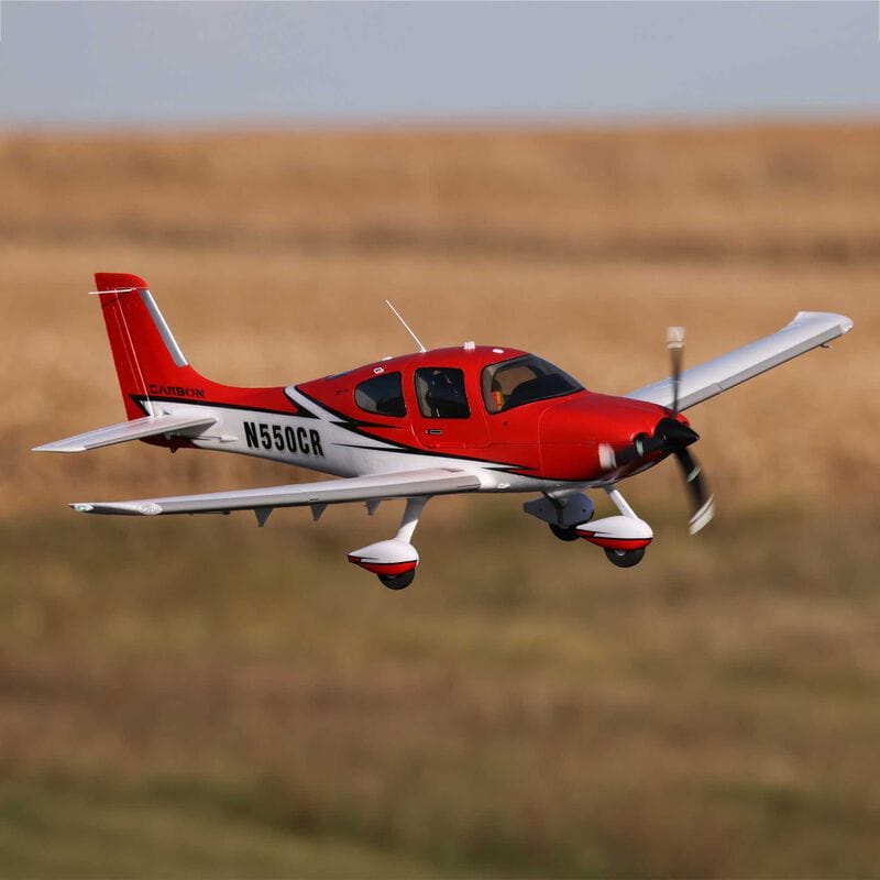 [Havada] E-Flite Cirrus SR22T 1.5m - Tarla üzerinde alçak geçiş