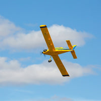 [Havada] E-Flite Air Tractor 1.5m BNF - Bulutlu gökyüzünde eğimli viraj uçuşu