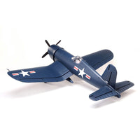 [Dış] E-flite F4U-4 Corsair 1.2m - Stüdyo çekimi, üstten kanat ve yıldız dekoru