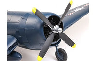 [Detay] E-flite F4U-4 Corsair 1.2m - Pervane ve motor kaporta yakın çekim