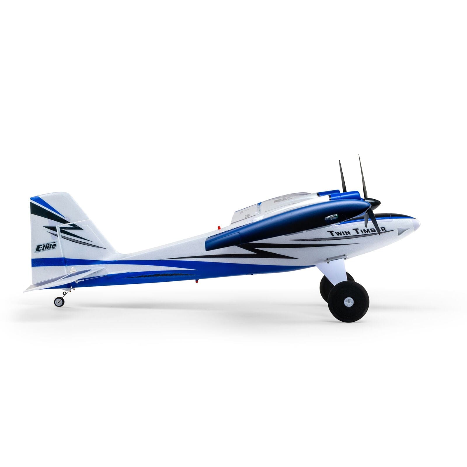 [Dış] E-Flite Twin Timber 1.6m - Stüdyo yan profil sağ görünüm