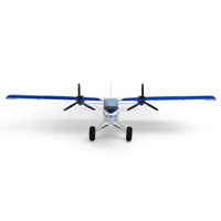 [Boyut] E-Flite Twin Timber 1.6m - Önden ikiz motor ve kanat açıklığı tam görünüm