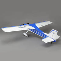 [Dış] E-Flite Valiant 1.3m BNF Basic - Gri zemin üzerinde önden açılı stüdyo çekimi
