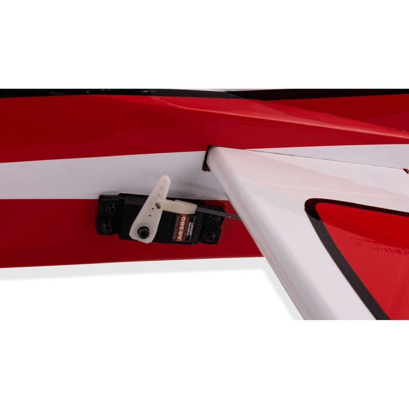 [Motor] E-flite Turbo Timber SWS 2.0m - Kuyruk servo mekanizması ve kumanda kolu detayı