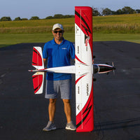 [Boyut] E-flite Turbo Timber SWS 2.0m - Pilot ile boyut karşılaştırması, 2 metre kanat açıklığı
