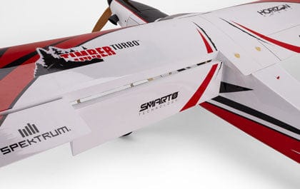 [Detay] E-flite Turbo Timber SWS 2.0m - Gövde logoları, Spektrum Smart ve LED şerit detayı