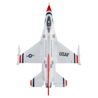 [Dış] E-flite F-16 Thunderbirds 70mm EDF - Üstten görünüm, USAF yazısı ve kanat detayı