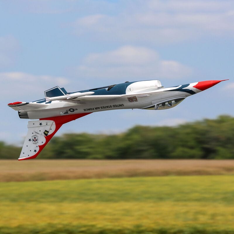 E-flite F-16 Thunderbirds 70mm EDF Jet BNF Basic - AS3X / SAFE