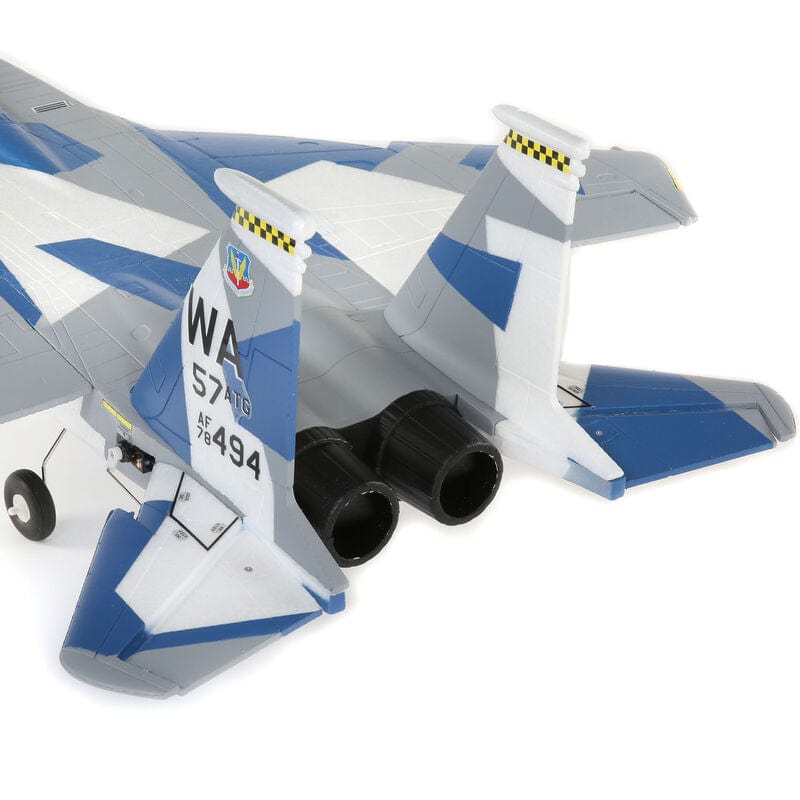[Motor] E-flite F-15 Eagle 64mm EDF - arka görünüm, ikiz EDF nozül çıkışları