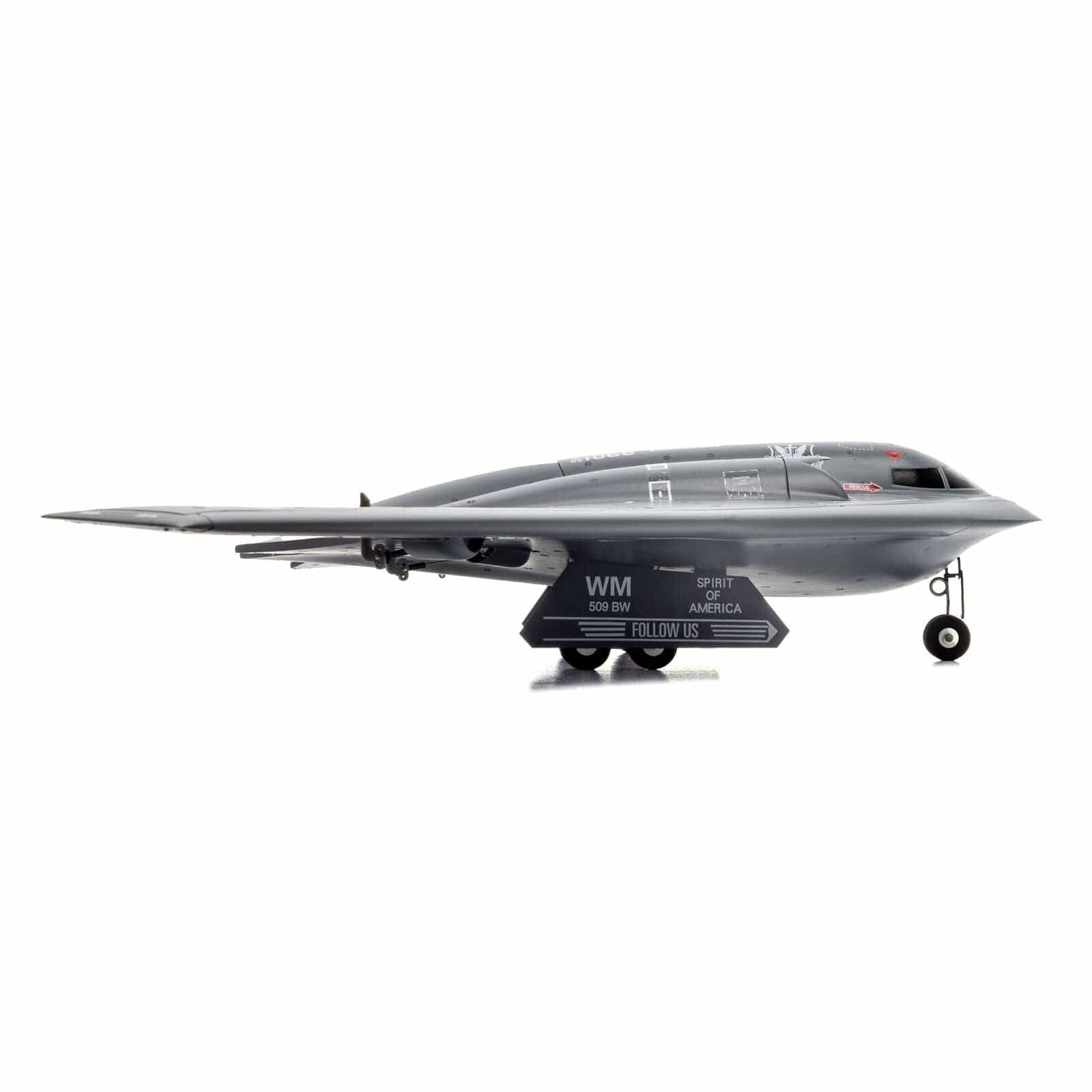 [Dış] E-flite Micro B-2 Spirit Twin 30mm EDF - Yandan profil, WM birlik işaretleri görünüyor