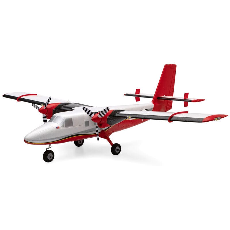 [Dış] E-Flite UMX Twin Otter BNF Basic - Stüdyo 3/4 ön görünüm, beyaz arka plan