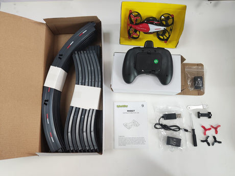 Wowitoys H4827 Bounce Racer Track Drone - kutu içeriği (kırmızı)