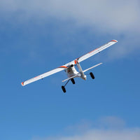 [Havada] HobbyZone AeroScout S 2 1.1m - Mavi gökyüzünde önden uçuş görünümü