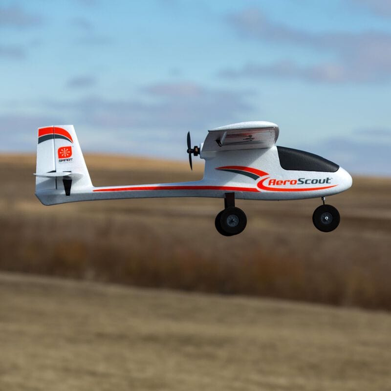 [Havada] HobbyZone AeroScout S 2 1.1m - Alçak irtifada yandan uçuş