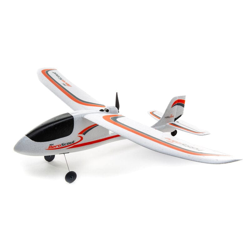 [Dış] HobbyZone Mini AeroScout RTF - Ana ürün görünümü, 3/4 açı