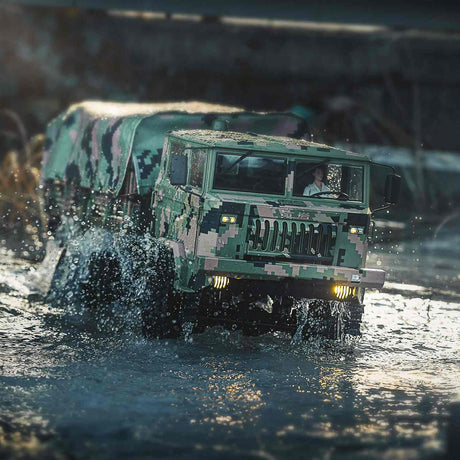 Rlaarlo HongYan HY6 1/10 6X6 Brushed RTR - RC Askeri Kamyon