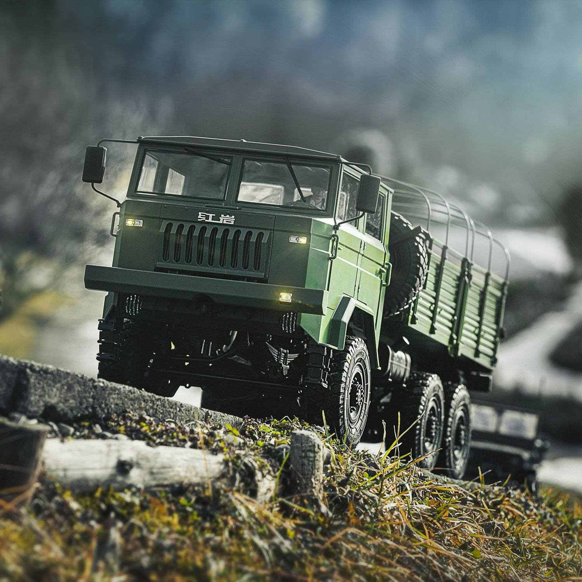 Rlaarlo HongYan HY6 1/10 6X6 Brushed RTR - RC Askeri Kamyon
