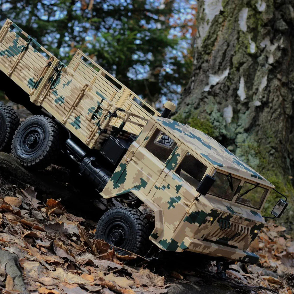 Rlaarlo HongYan HY6 1/10 6X6 Brushed RTR - RC Askeri Kamyon
