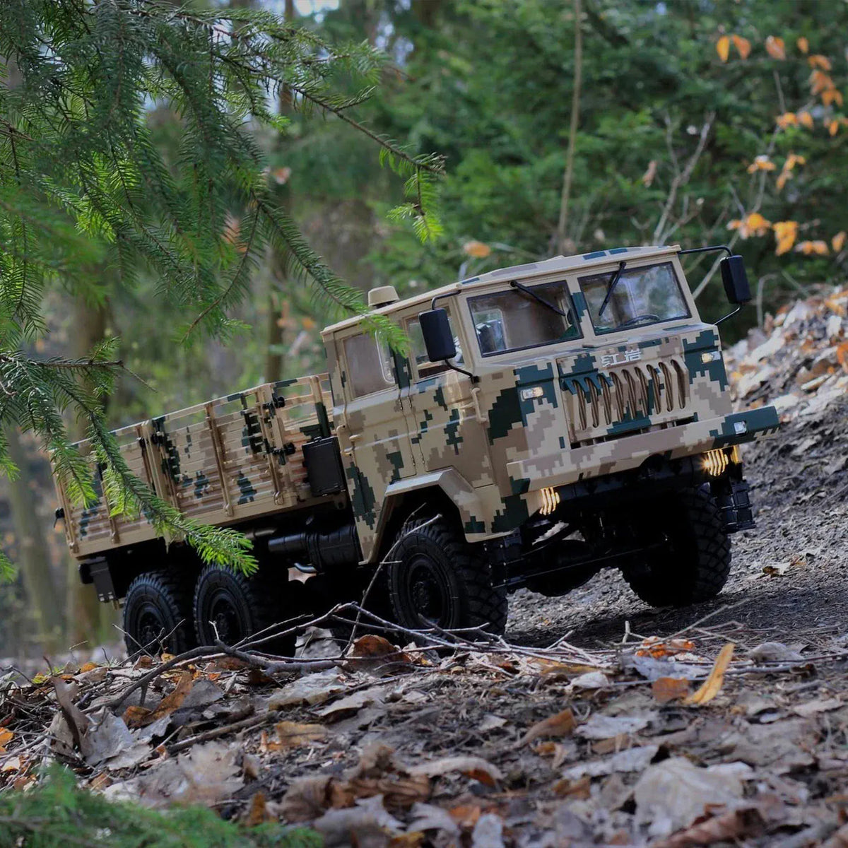 Rlaarlo HongYan HY6 1/10 6X6 Brushed RTR - RC Askeri Kamyon