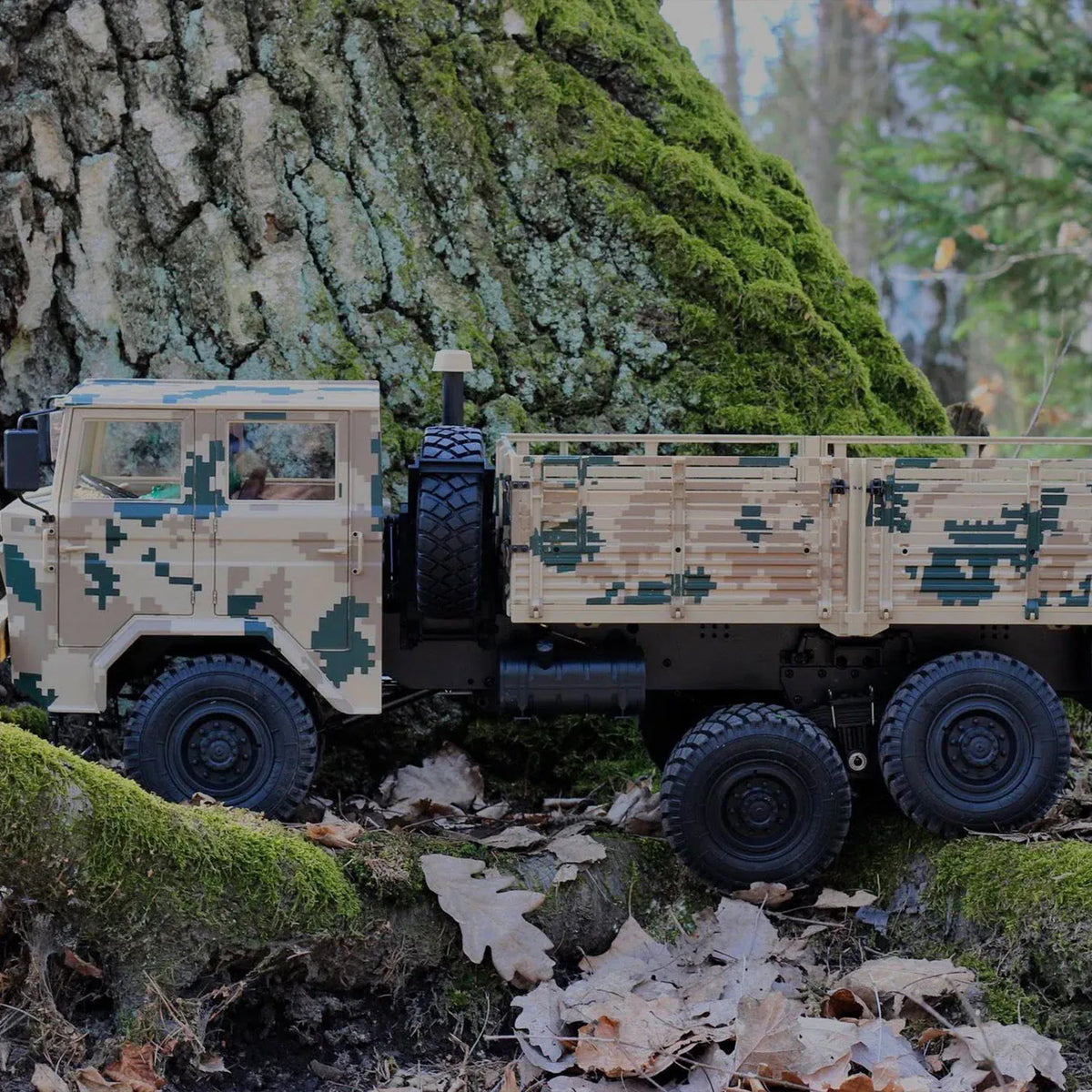 Rlaarlo HongYan HY6 1/10 6X6 Brushed RTR - RC Askeri Kamyon