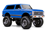 [Dış] Traxxas K5 Blazer Combo - mavi stüdyo yan-ön görünüm