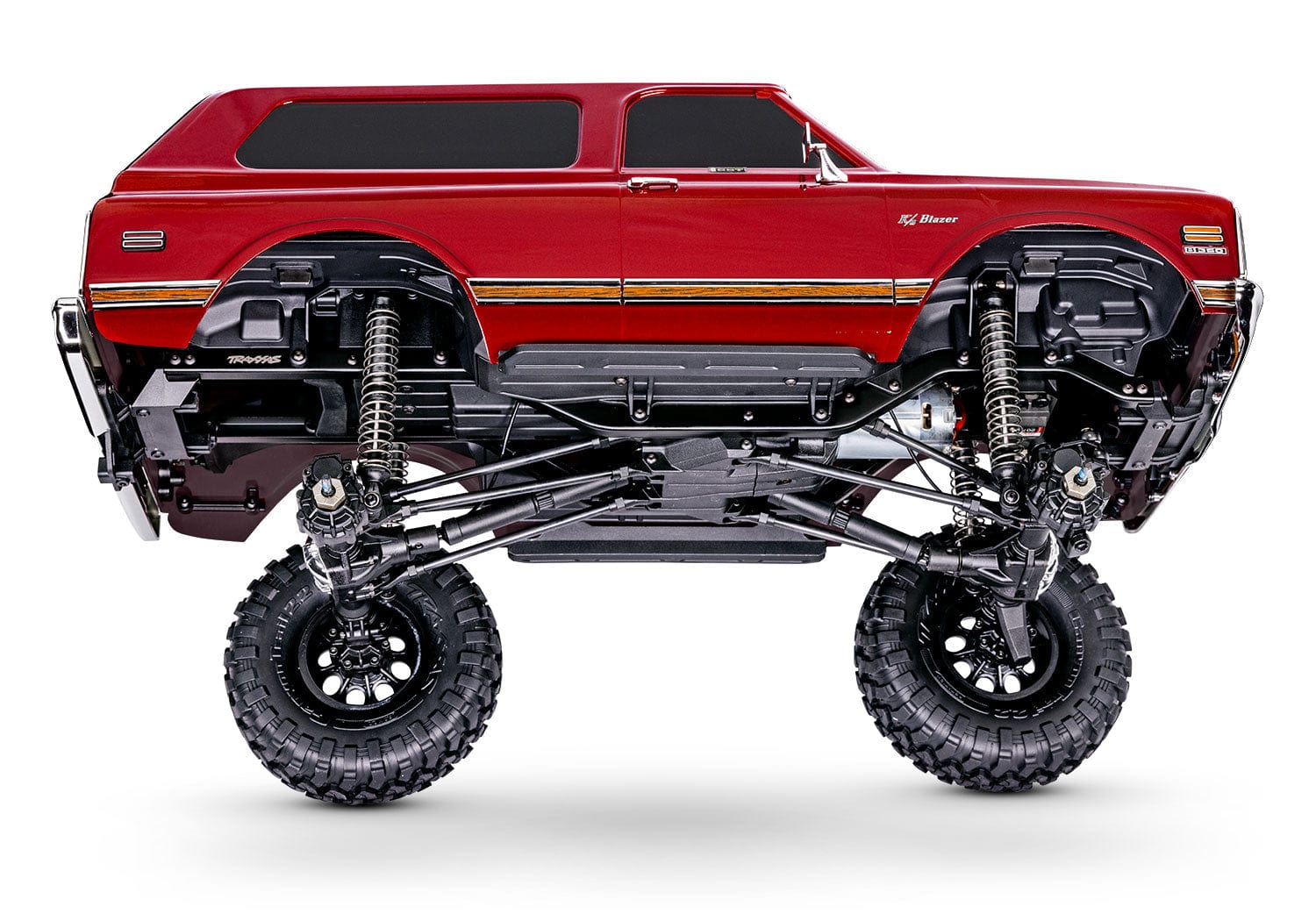 [Motor] Traxxas K5 Blazer Combo - şasi ve süspansiyon yan detay