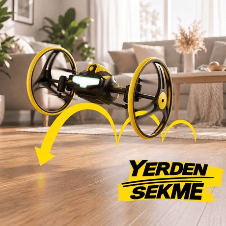 Wowitoys H4832 Rolling Drone 720P WiFi Kameralı - Yuvarlanan Tekerlekli Drone