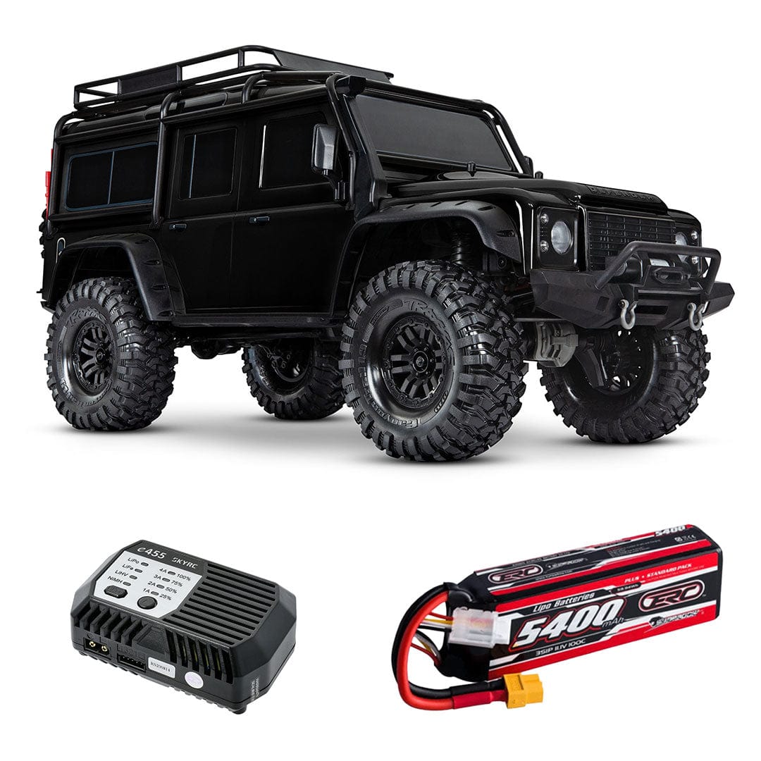 Traxxas TRX-4 Land Rover Defender - Black Edition (Vinçli)