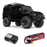 Traxxas TRX-4 Land Rover Defender - Black Edition (3S Combo Paket)